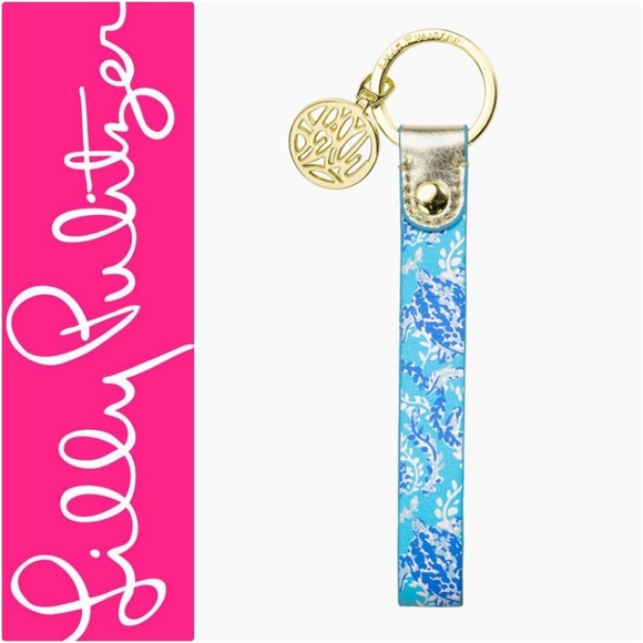 Lilly Pulitzer Accessories - NEW Lilly Pulitzer Turtley Awesome Strap Keychain